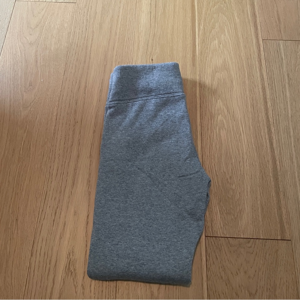 Justice girls grey leggings with fleece lining